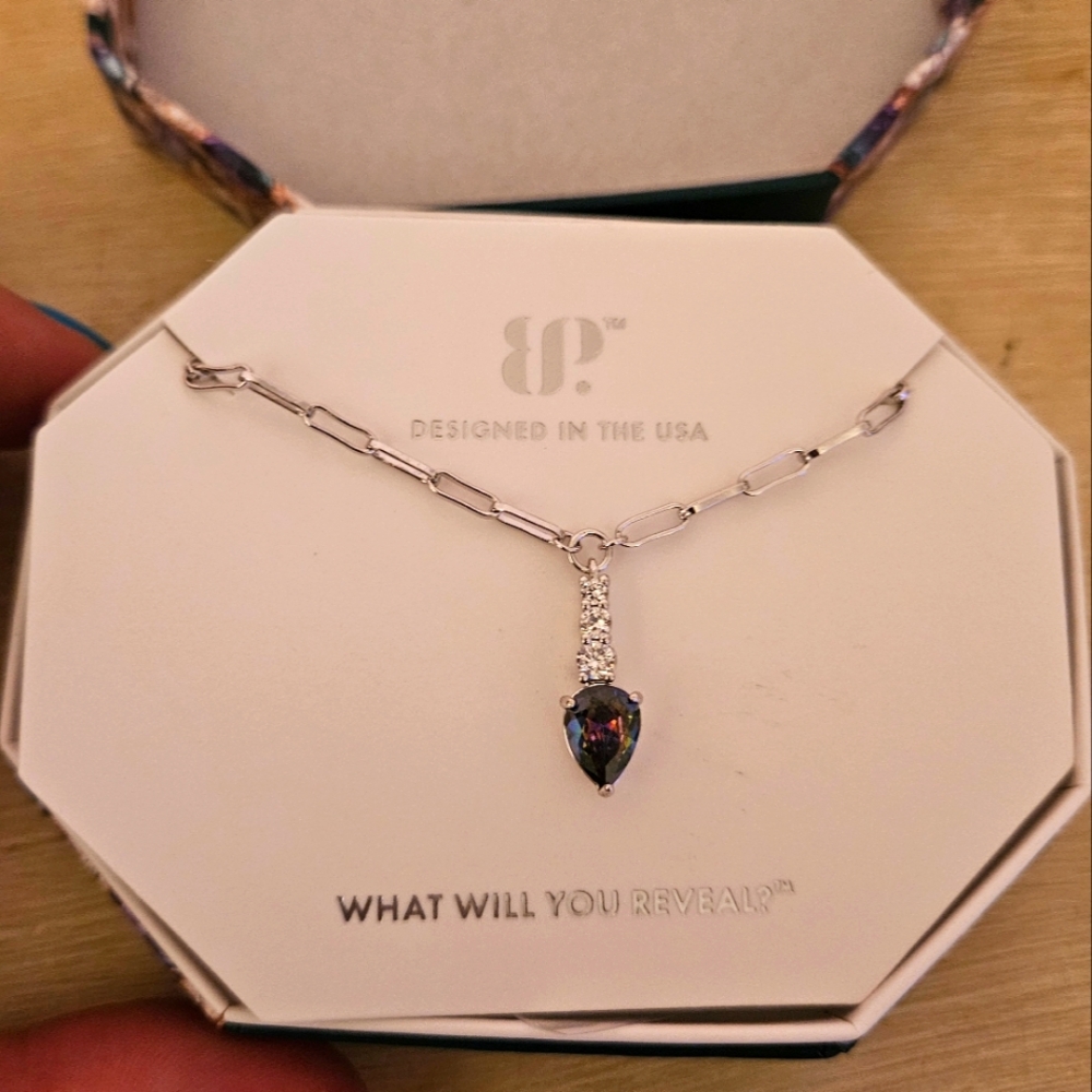 Bomb party June birthday necklace